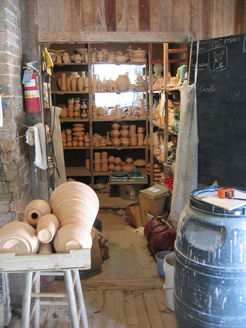 Bisque Ware in the Drying Room
